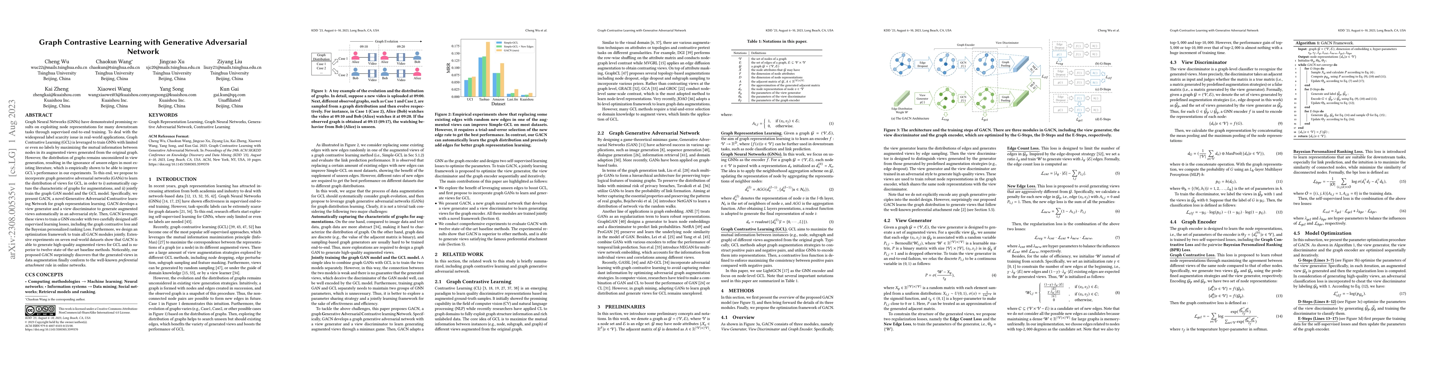 Thumbnail for Graph Contrastive Learning with Generative Adversarial Network