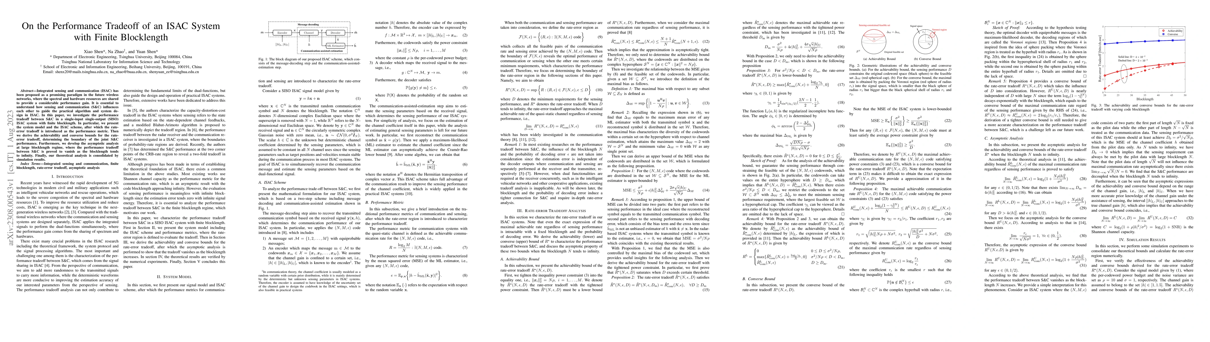 Thumbnail for On the Performance Tradeoff of an ISAC System with Finite Blocklength