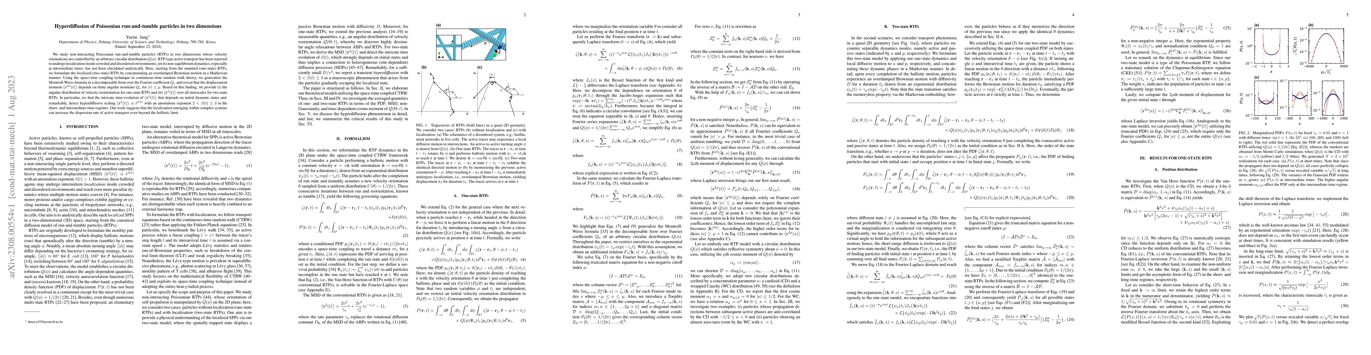 Thumbnail for Hyperdiffusion of Poissonian run-and-tumble particles in two dimensions