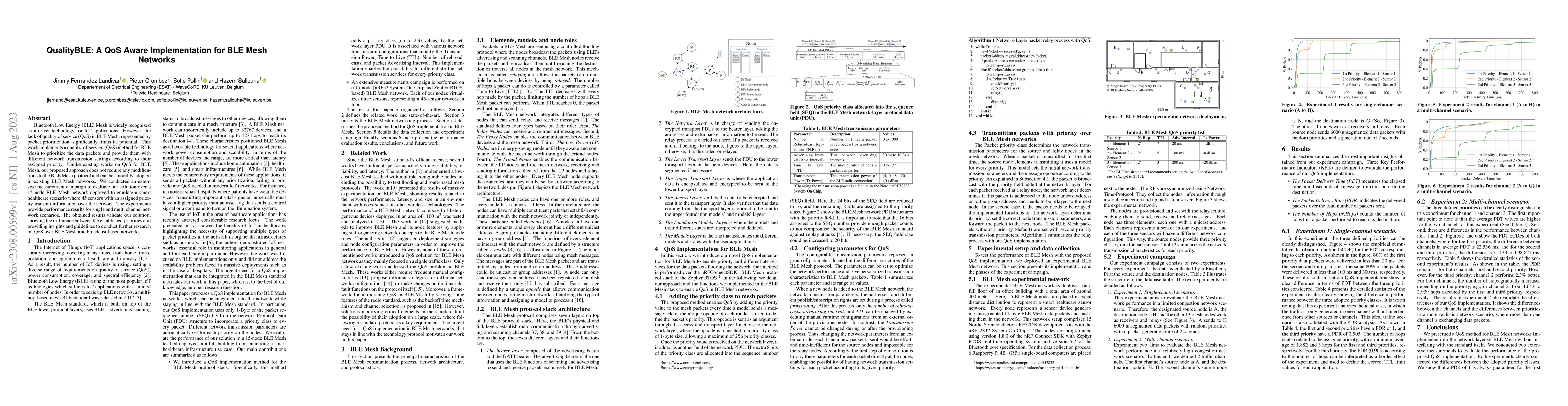 Thumbnail for QualityBLE: A QoS Aware Implementation for BLE Mesh Networks
