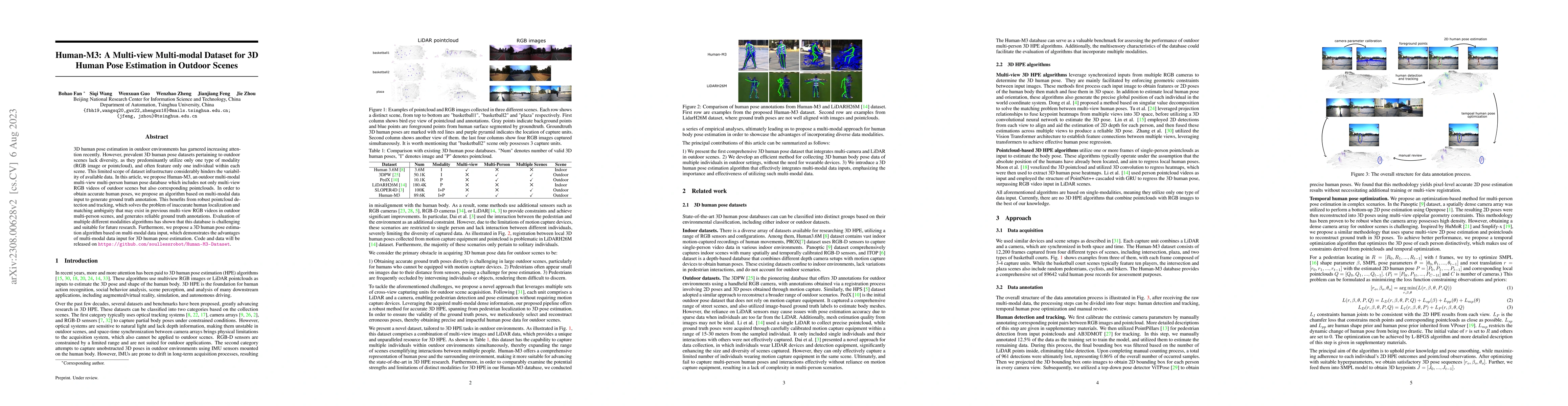 Thumbnail for Human-M3: A Multi-view Multi-modal Dataset for 3D Human Pose Estimation
  in Outdoor Scenes