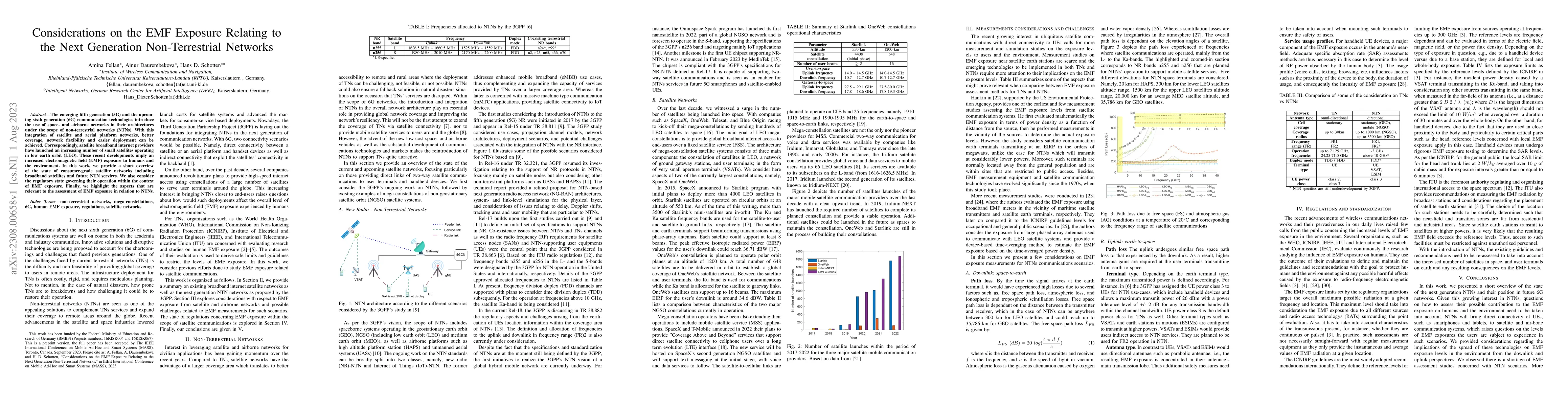 Thumbnail for Considerations on the EMF Exposure Relating to the Next Generation
  Non-Terrestrial Networks