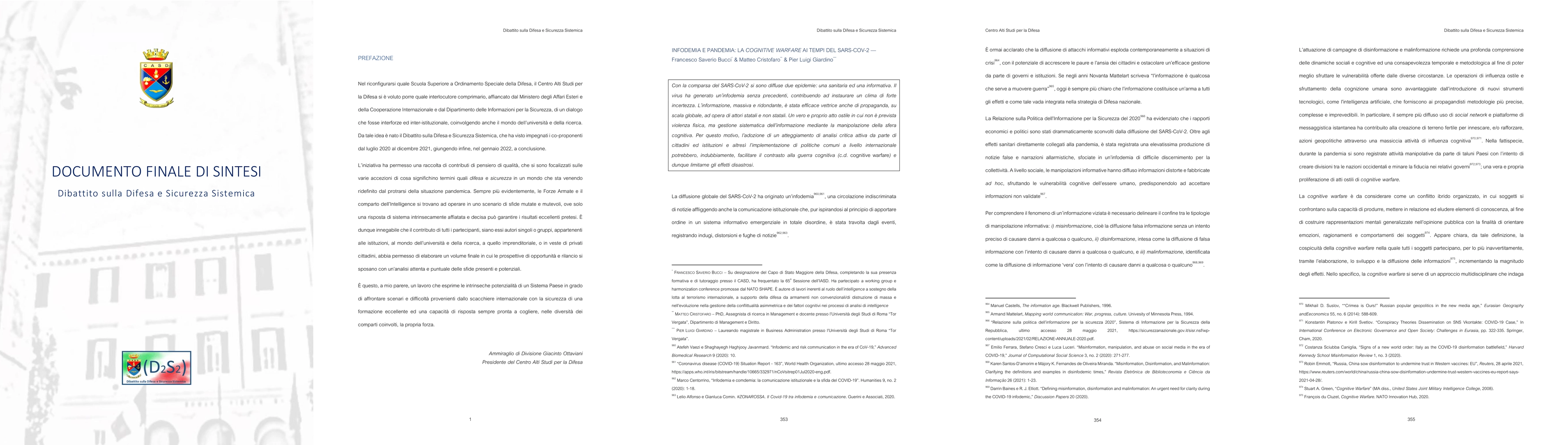 Thumbnail for Infodemia e pandemia: la cognitive warfare ai tempi del SARS-CoV-2