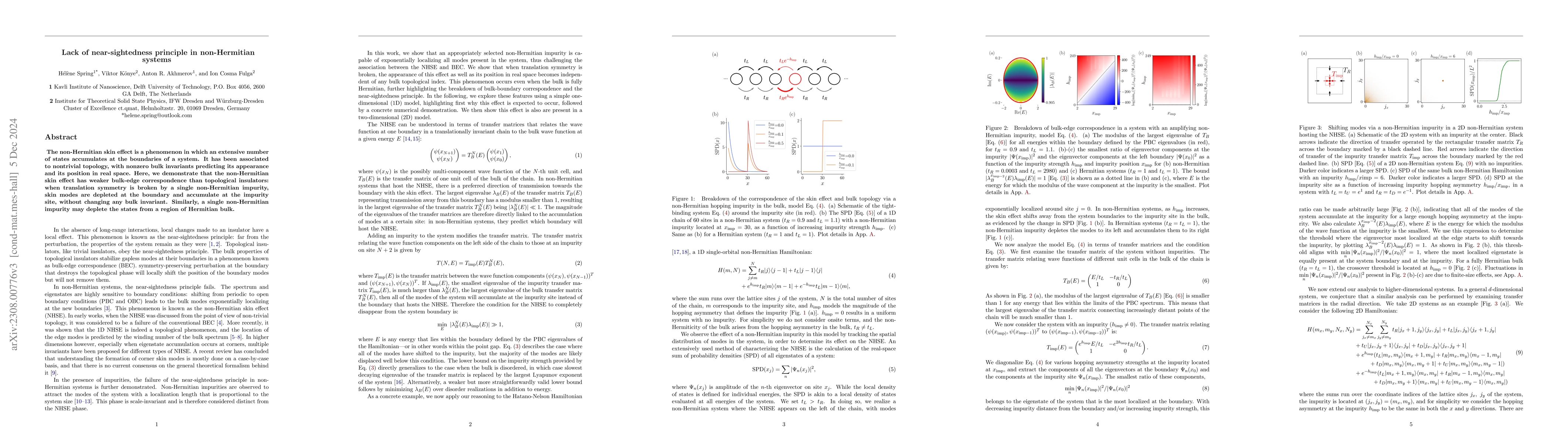 Thumbnail for Lack of near-sightedness principle in non-Hermitian systems