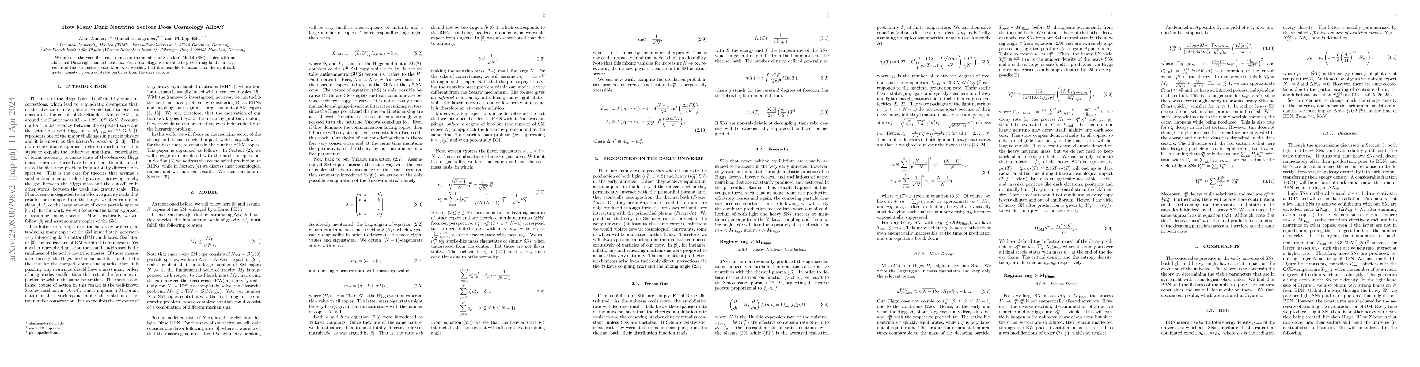 Thumbnail for How Many Dark Neutrino Sectors Does Cosmology Allow?
