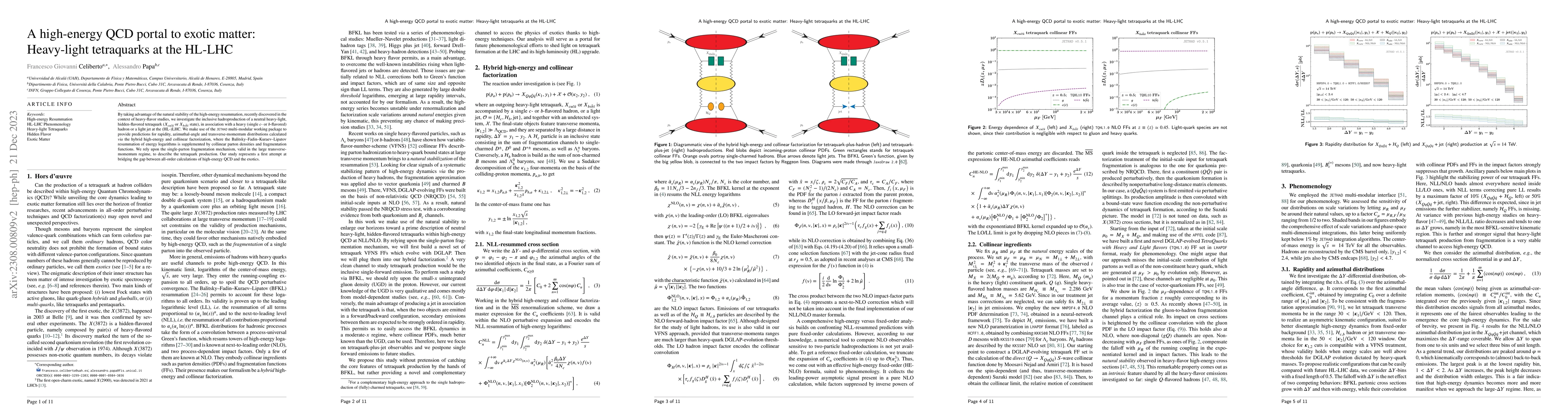 Thumbnail for A high-energy QCD portal to exotic matter: Heavy-light tetraquarks at
  the HL-LHC