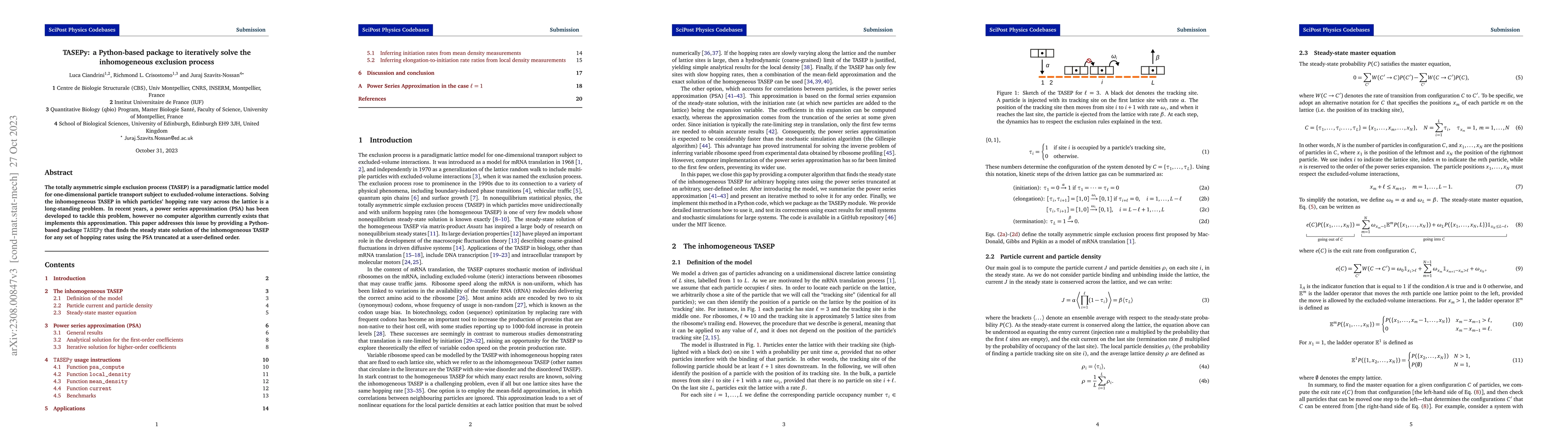 Thumbnail for TASEPy: a Python-based package to iteratively solve the inhomogeneous
  exclusion process