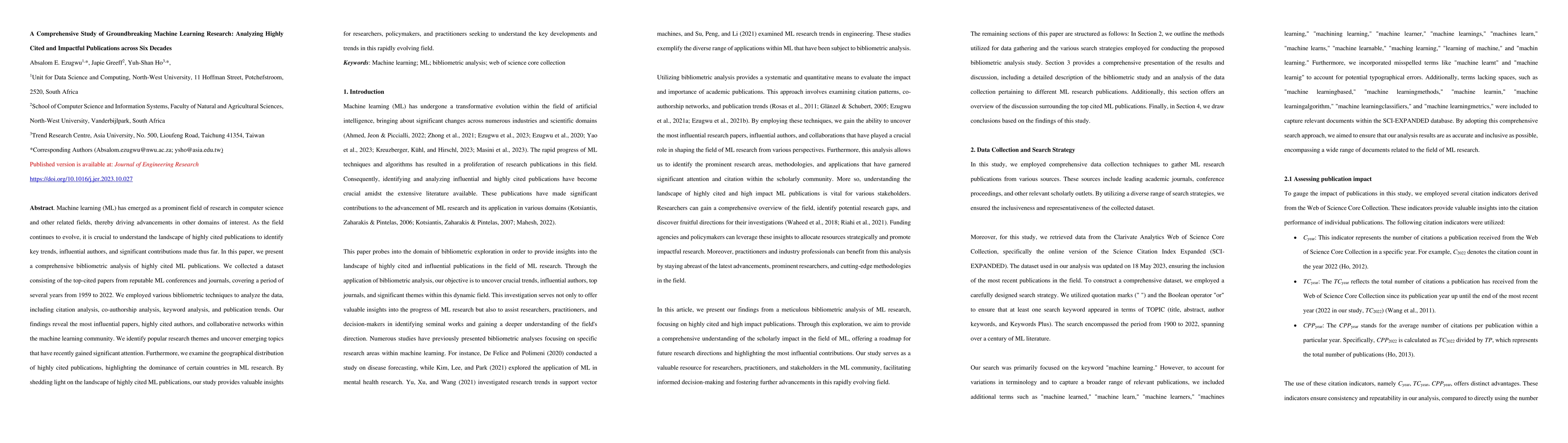 Thumbnail for A Comprehensive Study of Groundbreaking Machine Learning Research:
  Analyzing highly cited and impactful publications across six decades