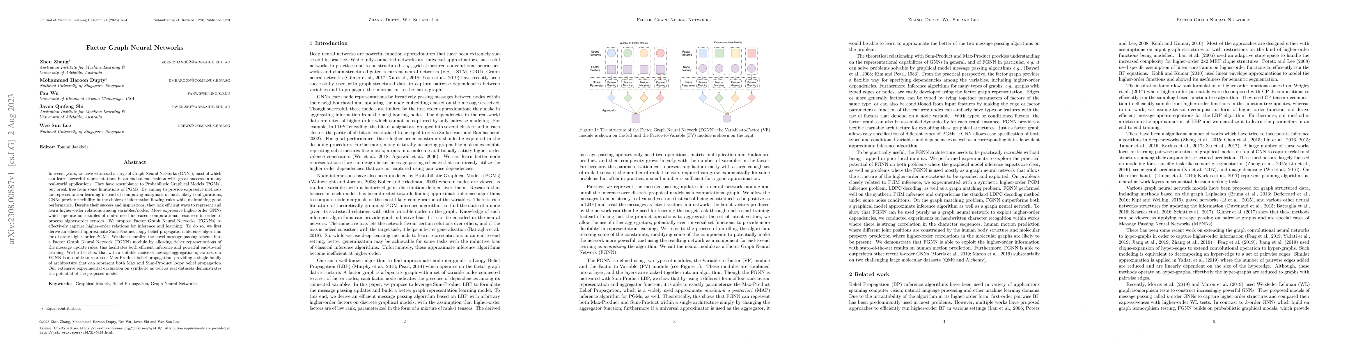 Thumbnail for Factor Graph Neural Networks