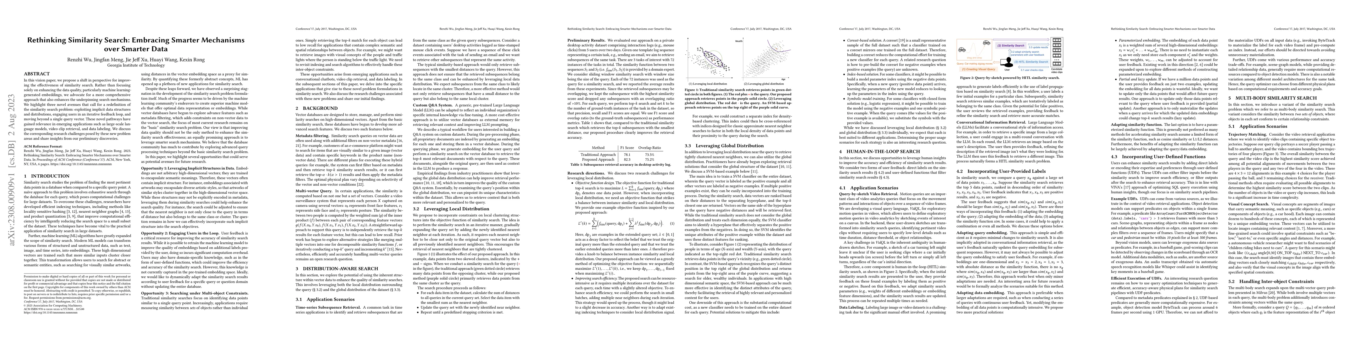 Thumbnail for Rethinking Similarity Search: Embracing Smarter Mechanisms over Smarter
  Data
