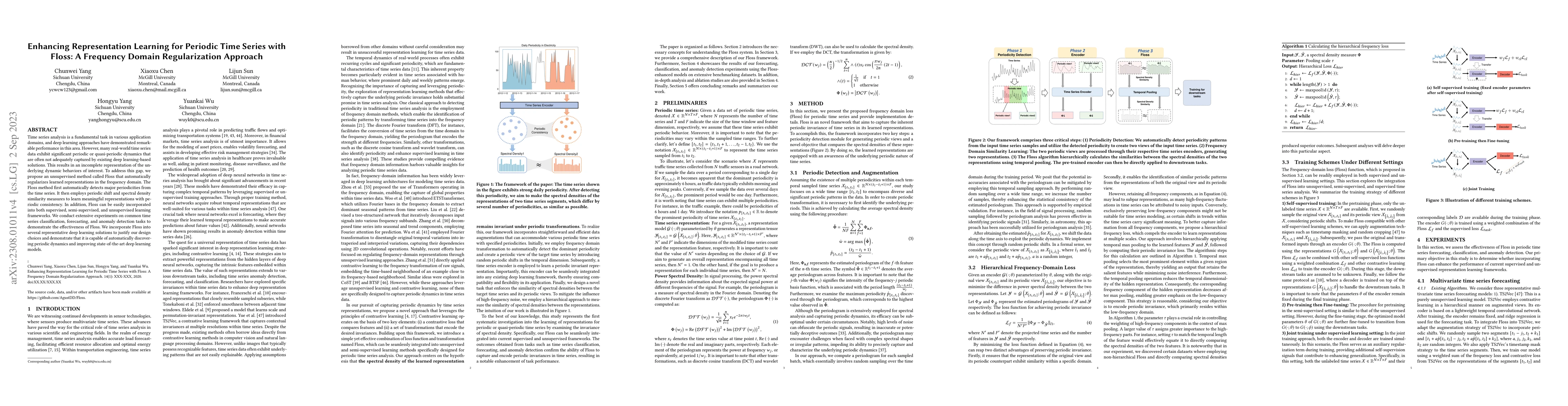 Thumbnail for Enhancing Representation Learning for Periodic Time Series with Floss: A
  Frequency Domain Regularization Approach