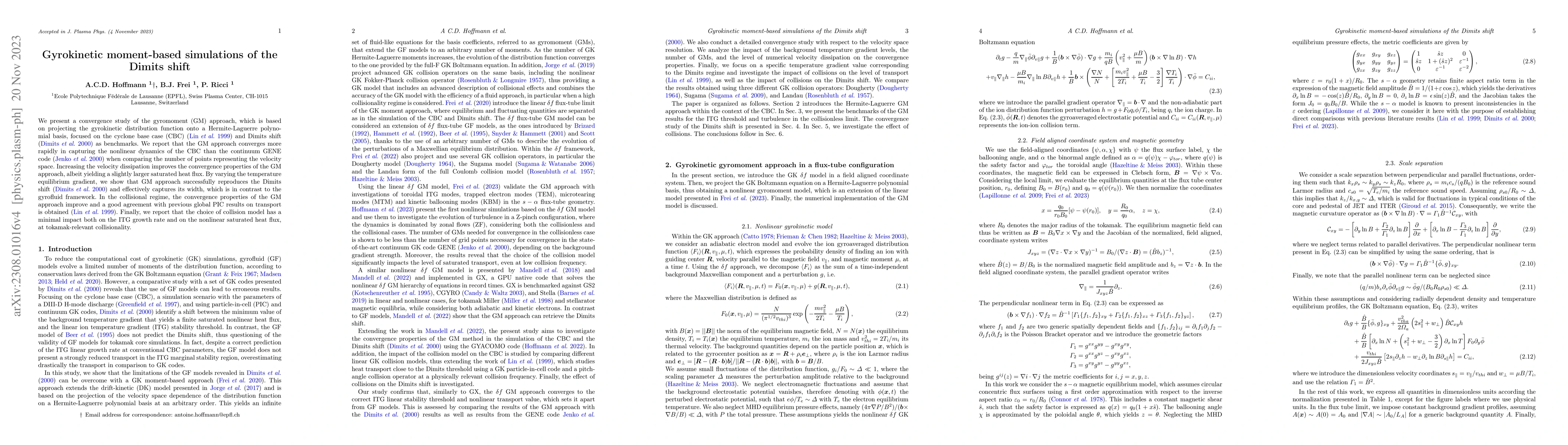 Thumbnail for Gyrokinetic moment-based simulations of the Dimits shift