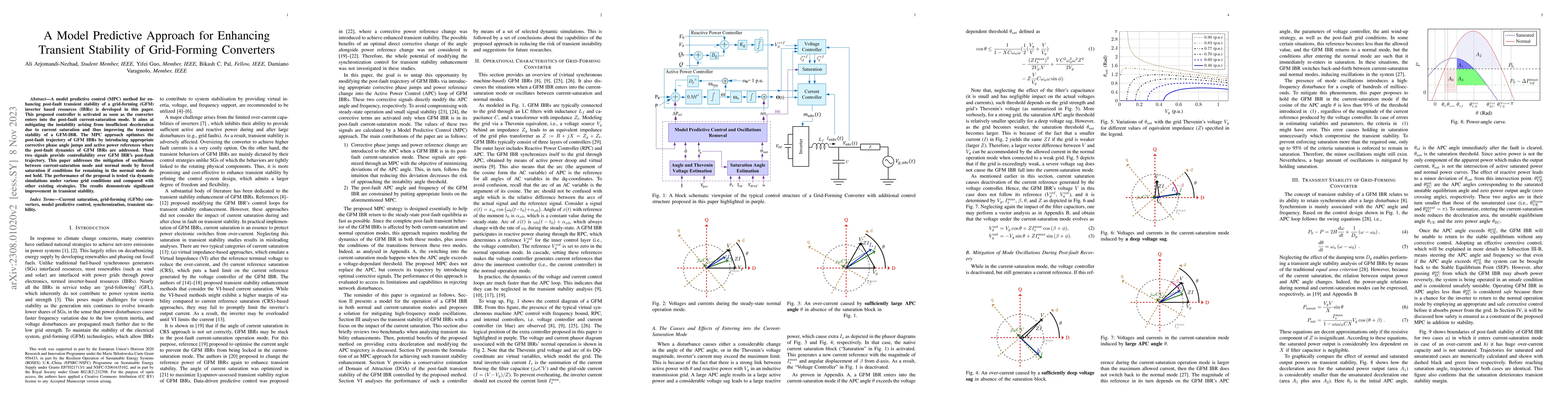 Thumbnail for A Model Predictive Approach for Enhancing Transient Stability of
  Grid-Forming Converters