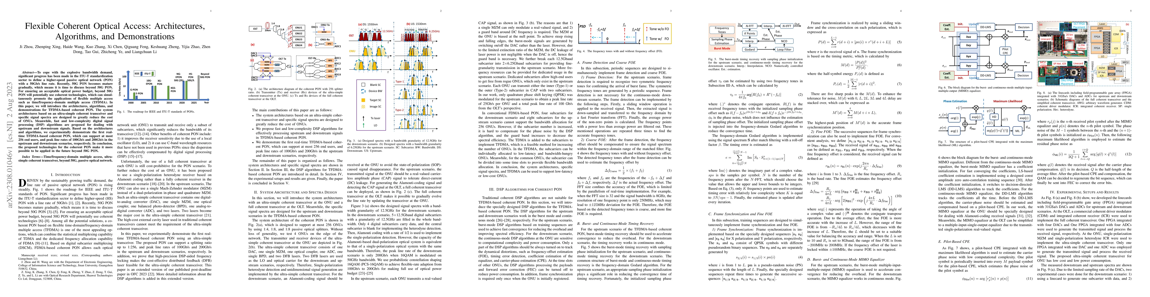 Thumbnail for Flexible Coherent Optical Access: Architectures, Algorithms, and
  Demonstrations
