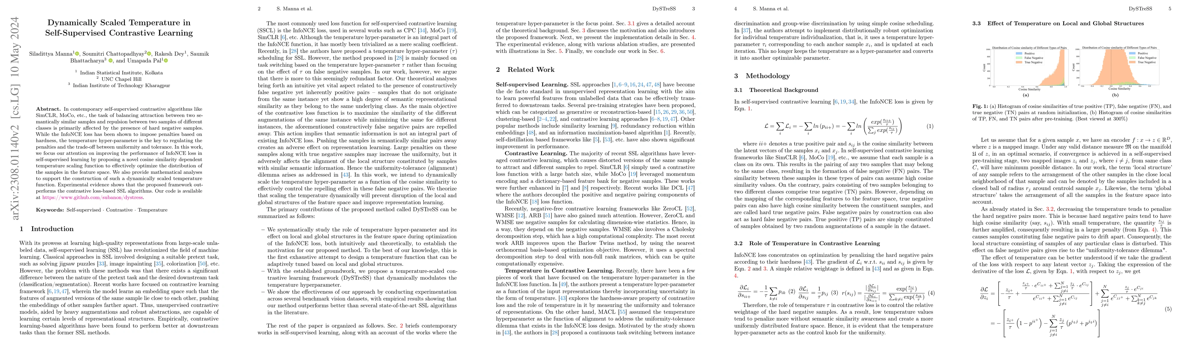 Thumbnail for Dynamically Scaled Temperature in Self-Supervised Contrastive Learning