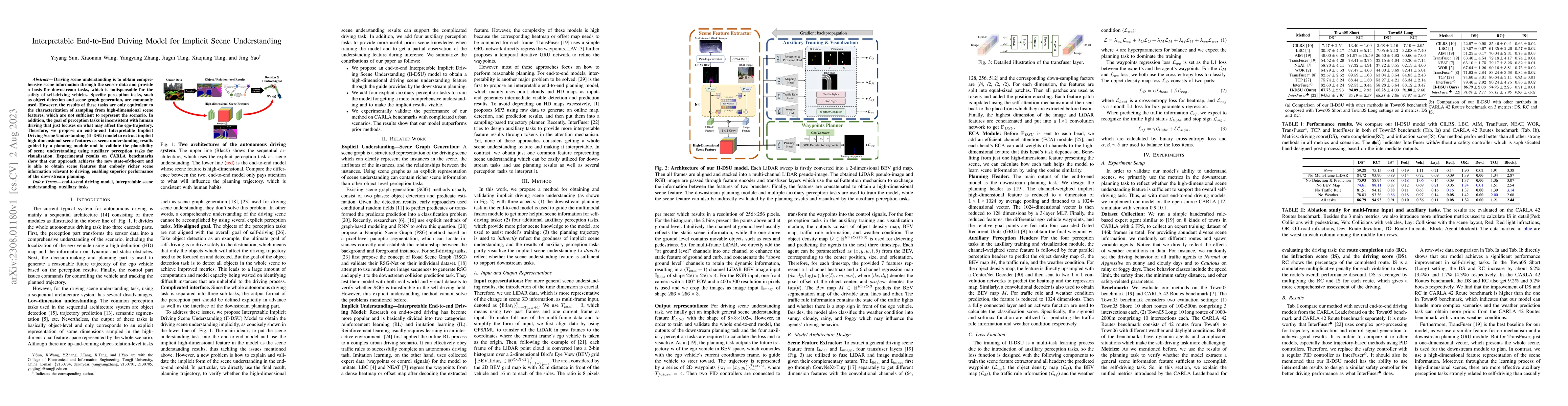 Thumbnail for Interpretable End-to-End Driving Model for Implicit Scene Understanding