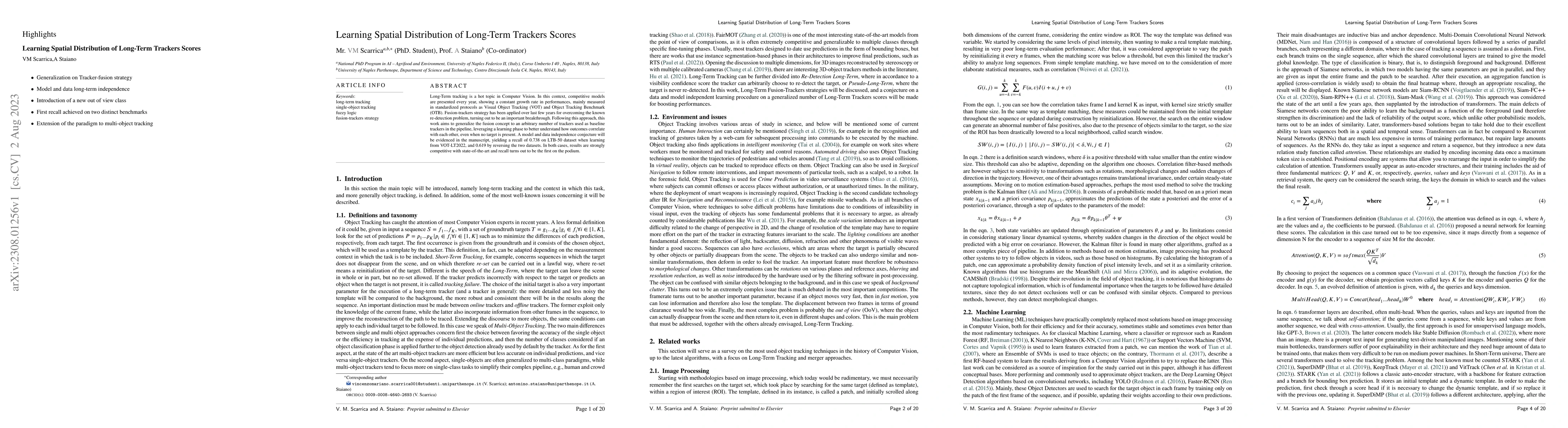 Thumbnail for Learning Spatial Distribution of Long-Term Trackers Scores