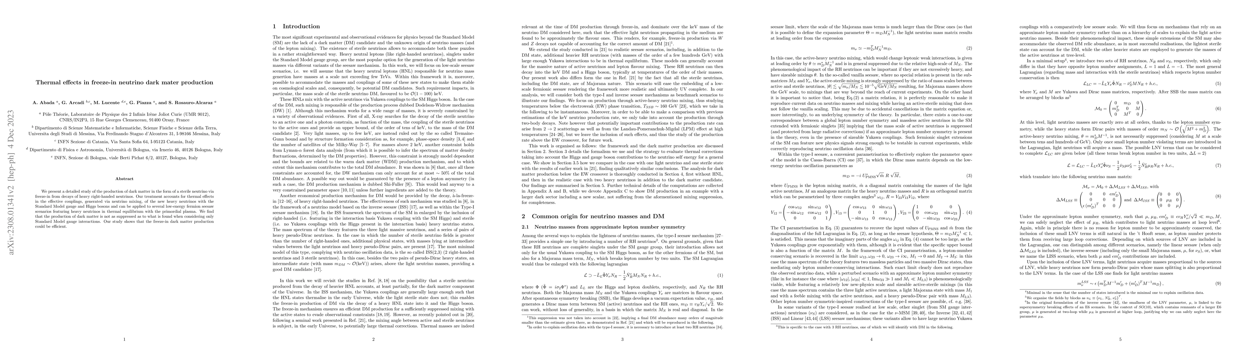 Thumbnail for Thermal effects in freeze-in neutrino dark matter production