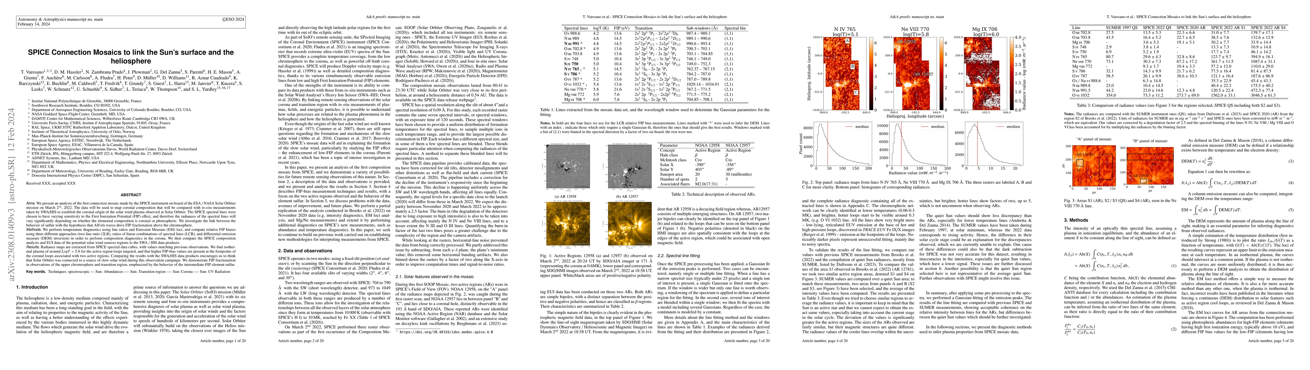Thumbnail for SPICE Connection Mosaics to link the Sun's surface and the heliosphere
