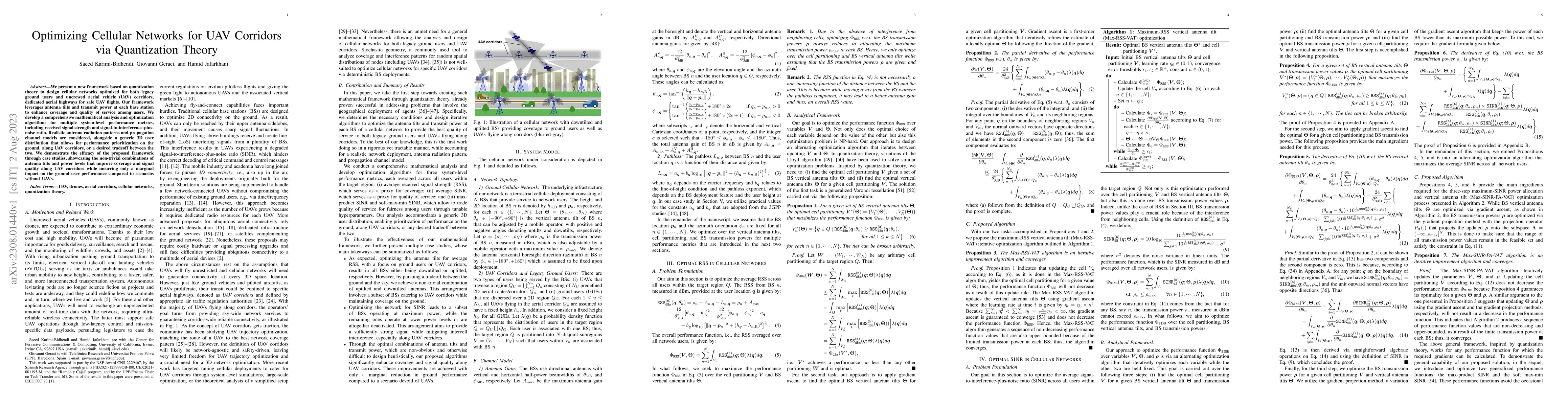 Thumbnail for Optimizing Cellular Networks for UAV Corridors via Quantization Theory