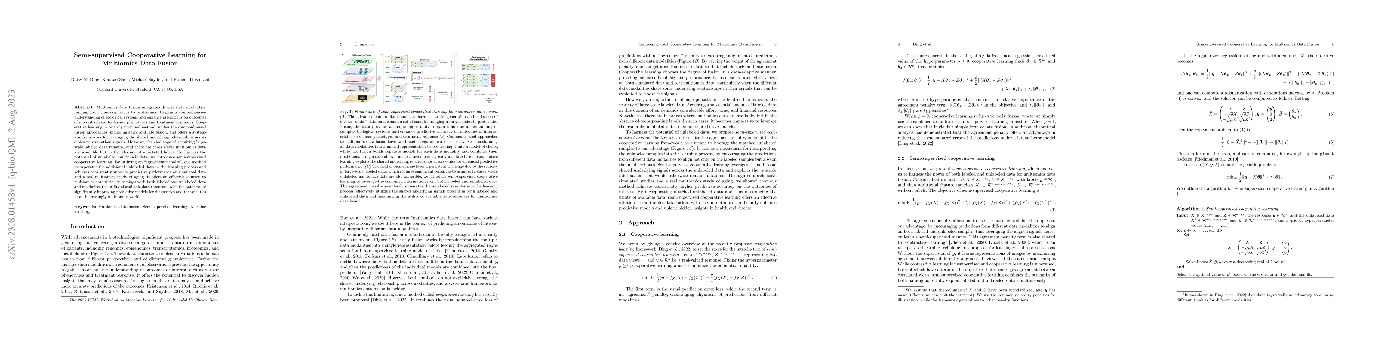 Thumbnail for Semi-supervised Cooperative Learning for Multiomics Data Fusion