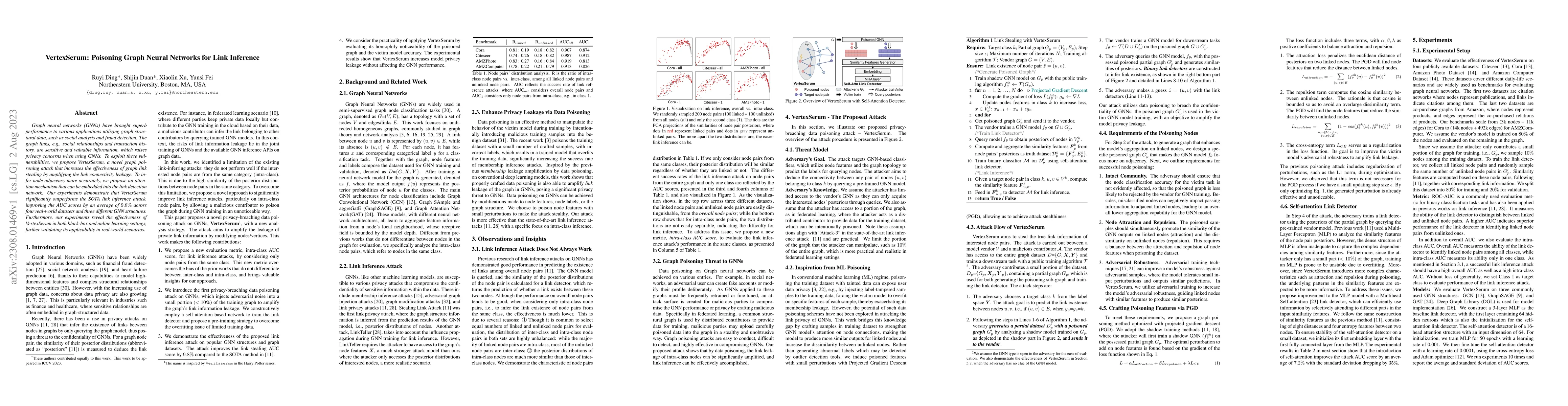 Thumbnail for VertexSerum: Poisoning Graph Neural Networks for Link Inference