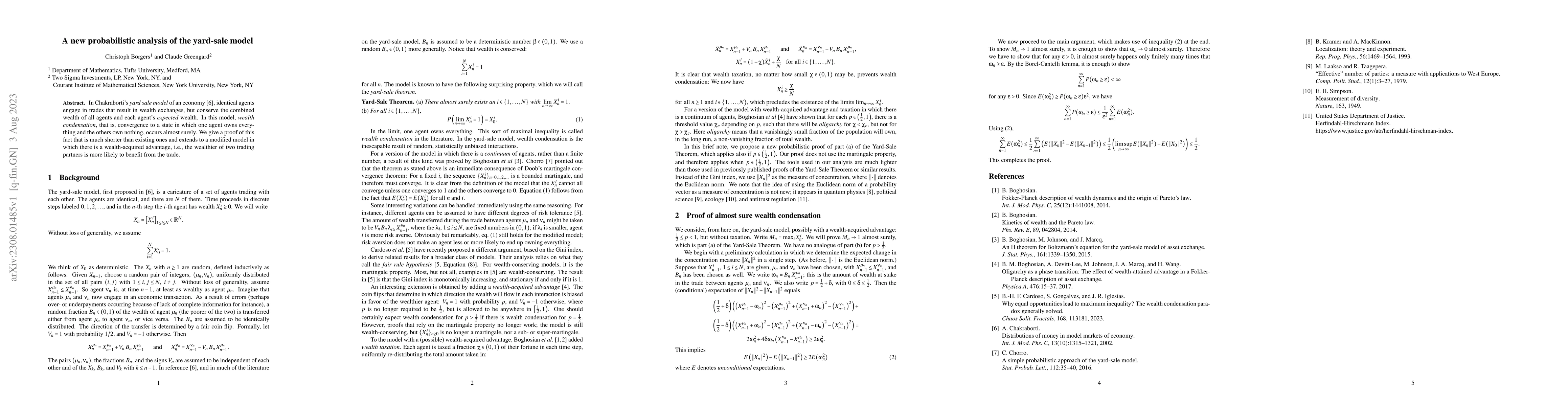 Thumbnail for A new probabilistic analysis of the yard-sale model