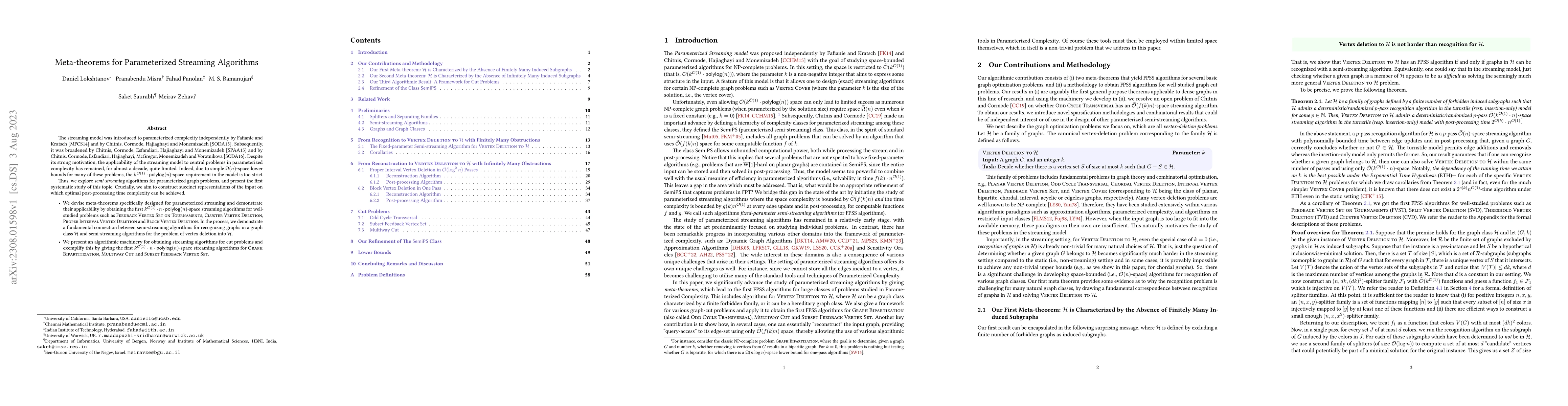 Thumbnail for Meta-theorems for Parameterized Streaming Algorithms