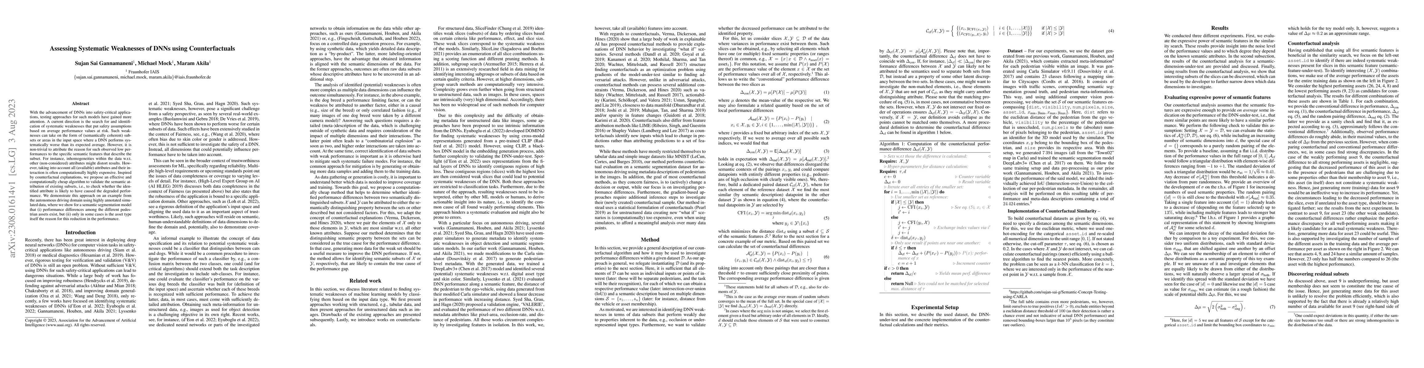 Thumbnail for Assessing Systematic Weaknesses of DNNs using Counterfactuals