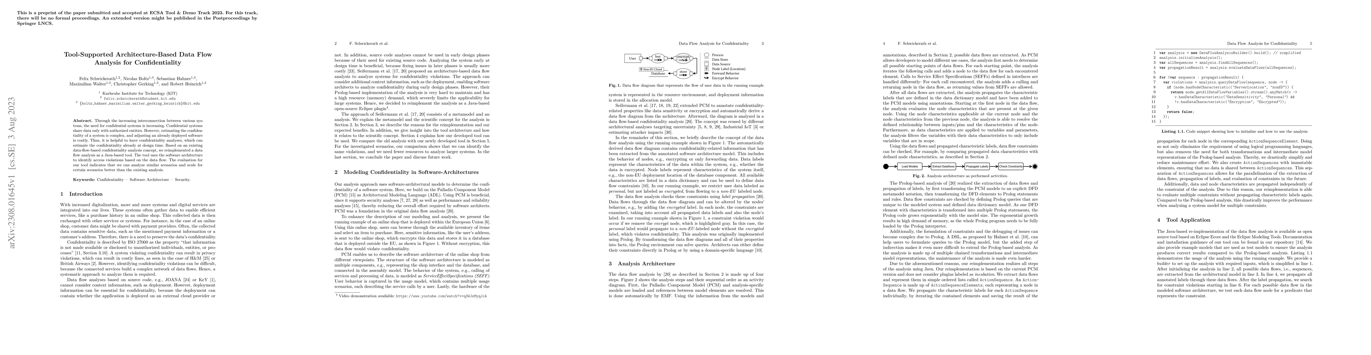 Thumbnail for Tool-Supported Architecture-Based Data Flow Analysis for Confidentiality