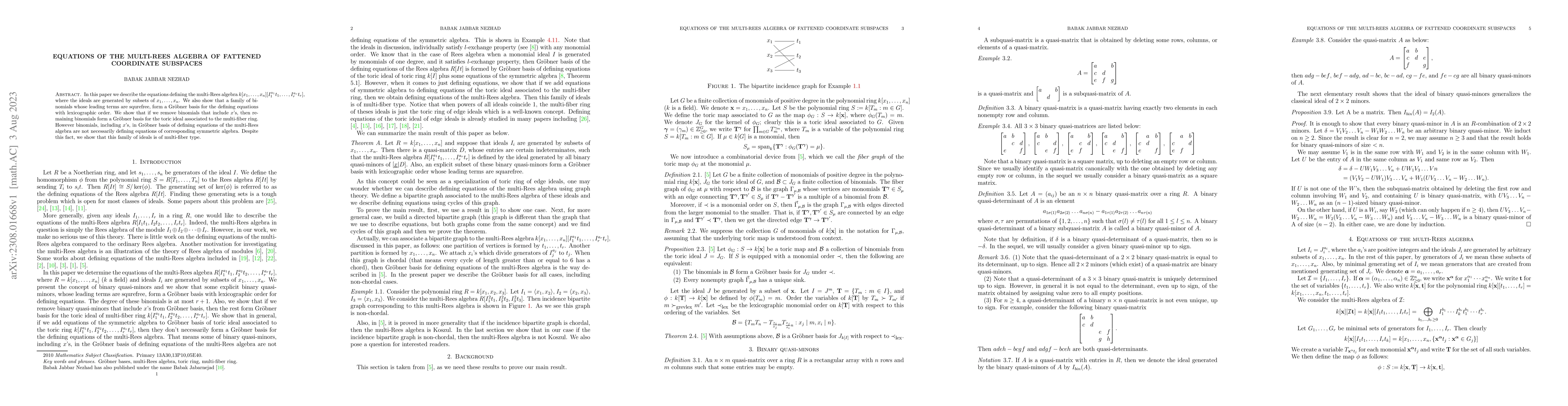 Thumbnail for Equations of the multi-Rees algebra of fattened coordinate subspaces