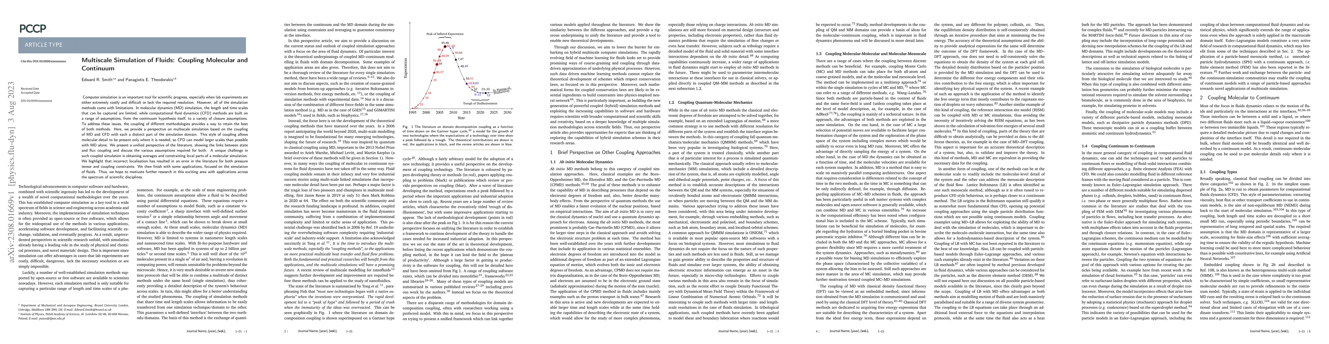 Thumbnail for Multiscale Simulation of Fluids: Coupling Molecular and Continuum