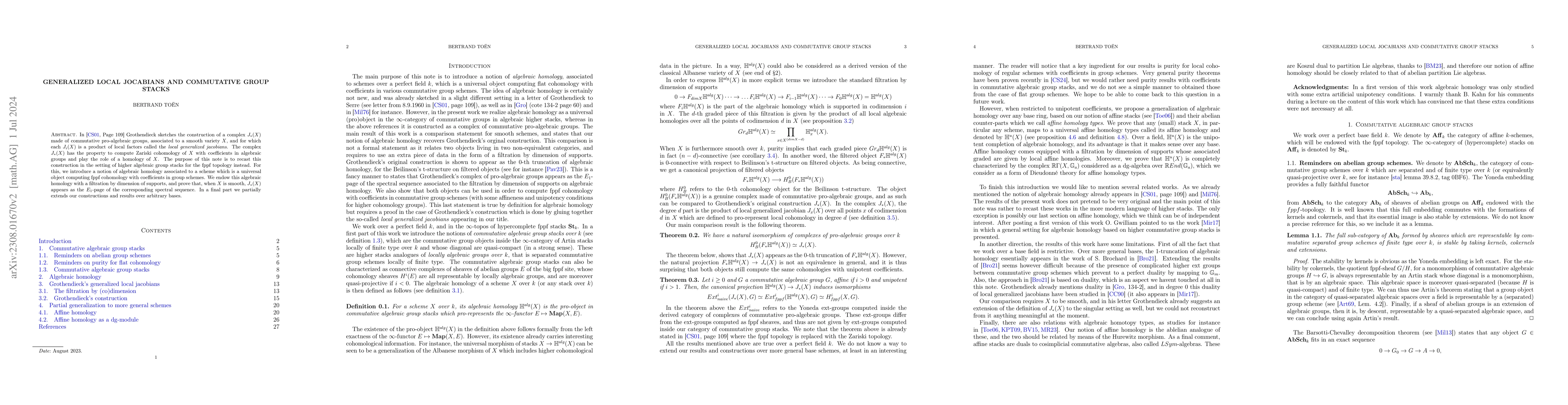 Thumbnail for Generalized local jacobians and commutative group stacks