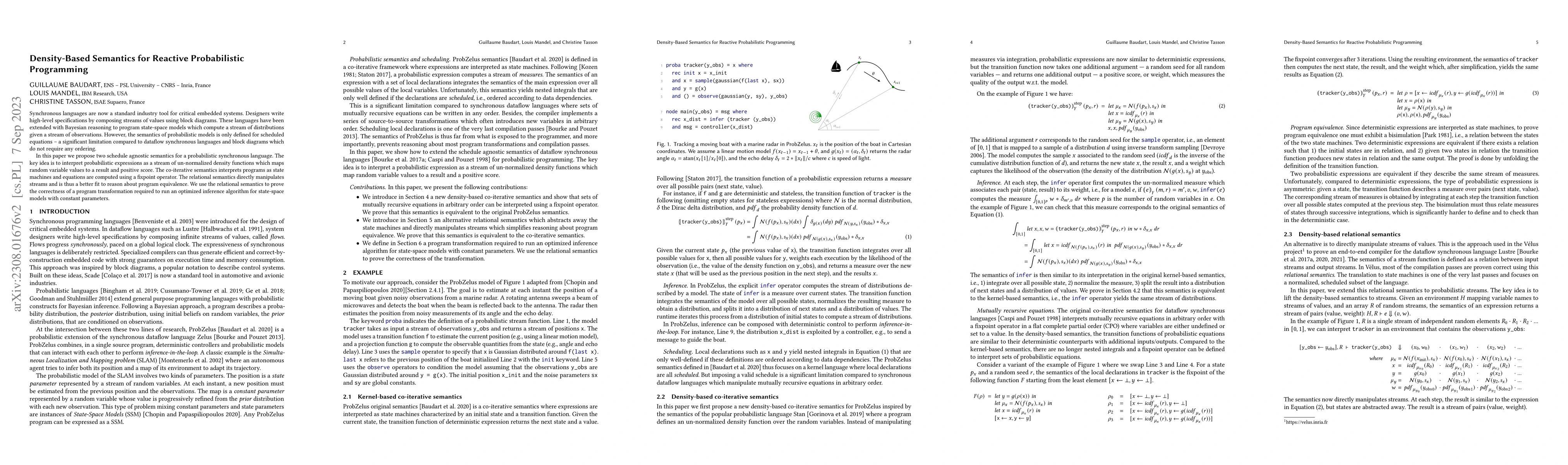 Thumbnail for Density-Based Semantics for Reactive Probabilistic Programming