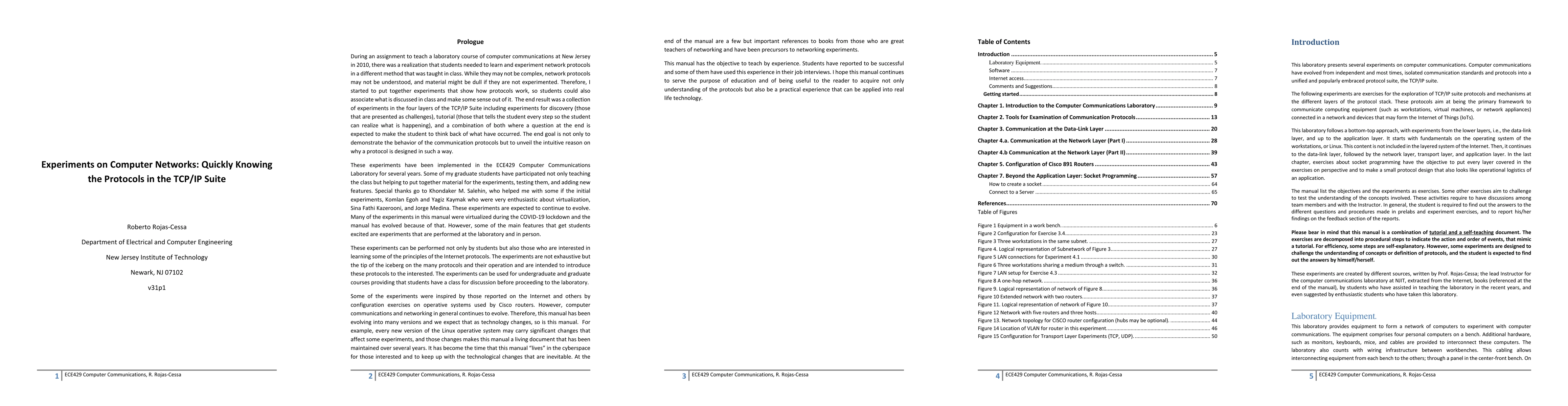 Thumbnail for Experiments on Computer Networks: Quickly Knowing the Protocols in the
  TCP/IP Suite