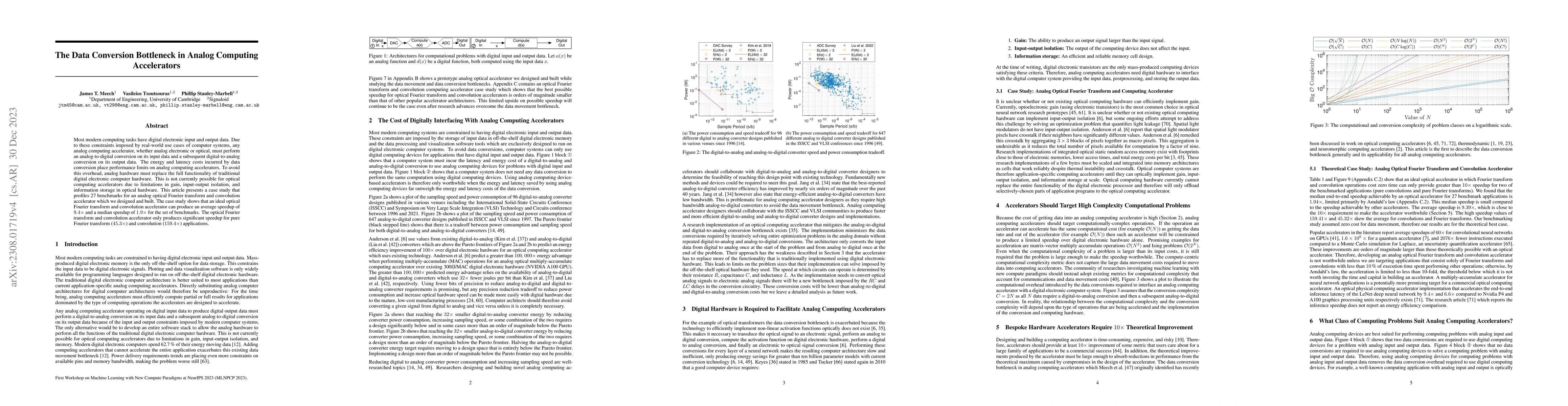 Thumbnail for The Data Conversion Bottleneck in Analog Computing Accelerators