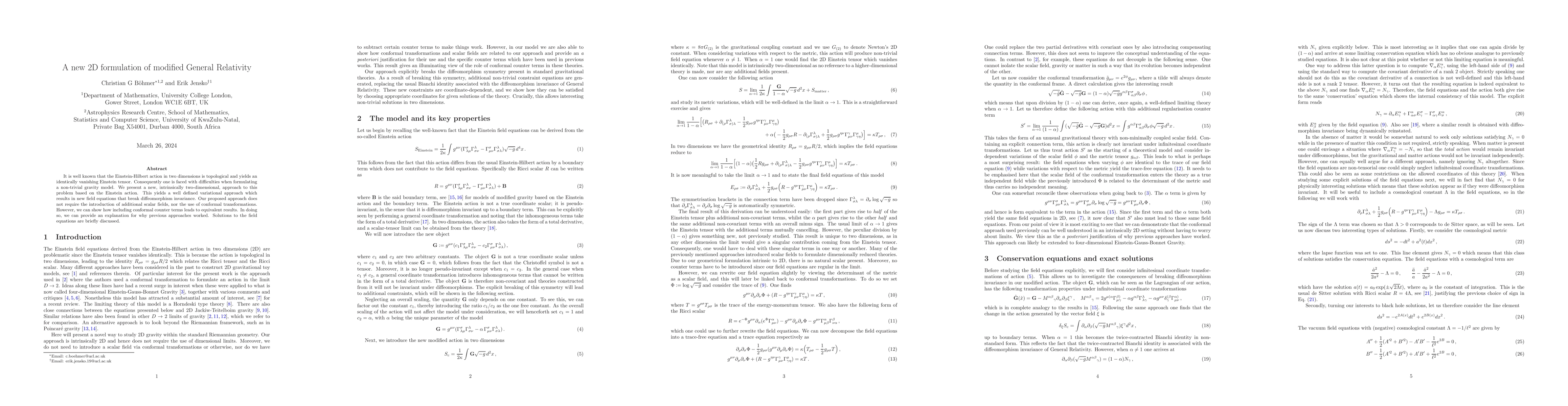 Thumbnail for A new 2D formulation of modified General Relativity