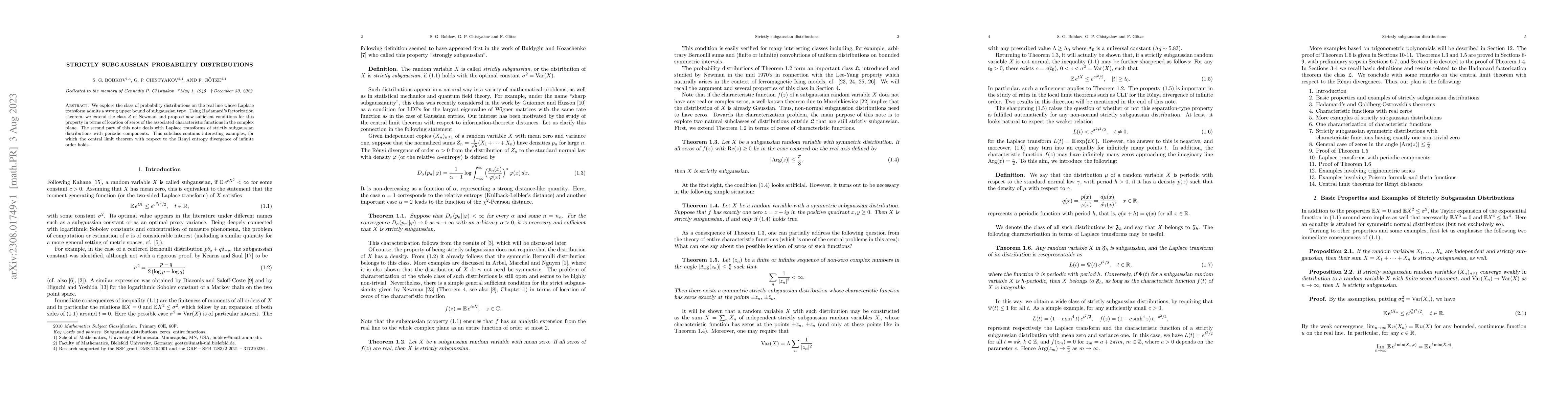 Thumbnail for Strictly subgaussian probability distributions