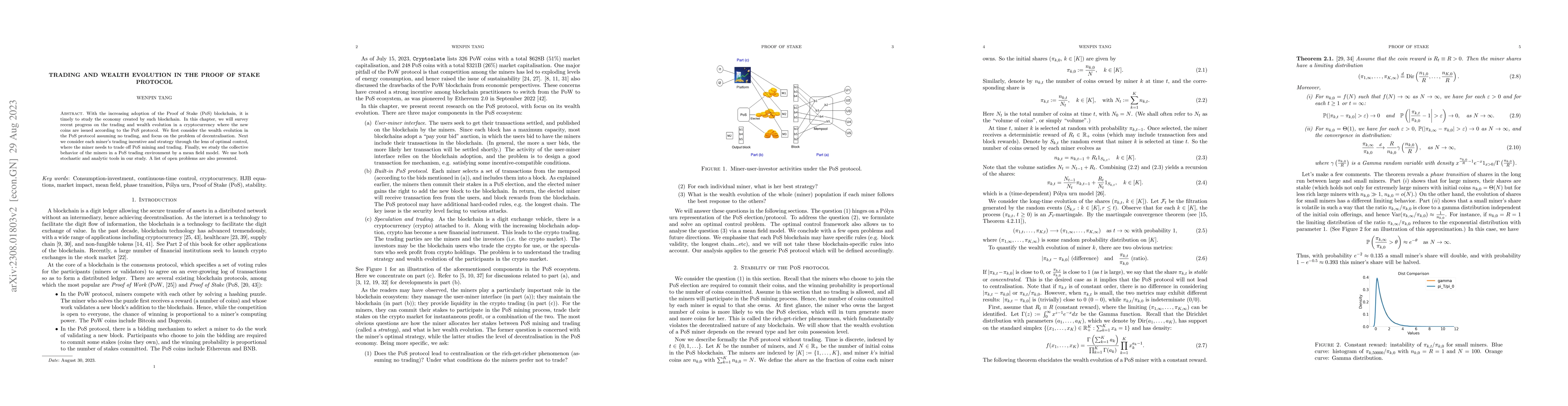 Thumbnail for Trading and wealth evolution in the Proof of Stake protocol