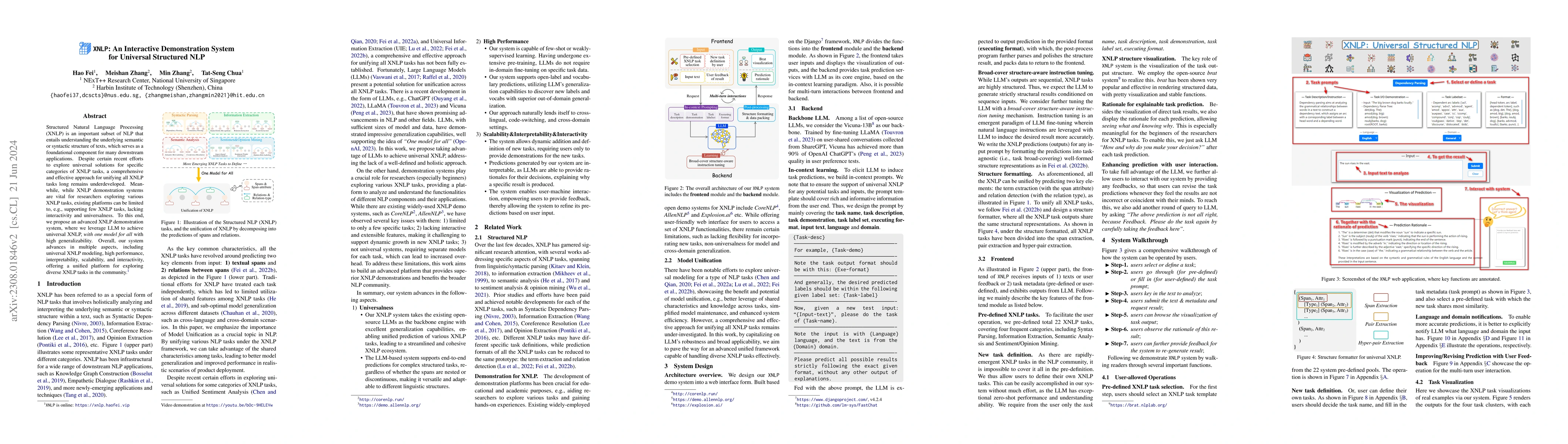 Thumbnail for XNLP: An Interactive Demonstration System for Universal Structured NLP