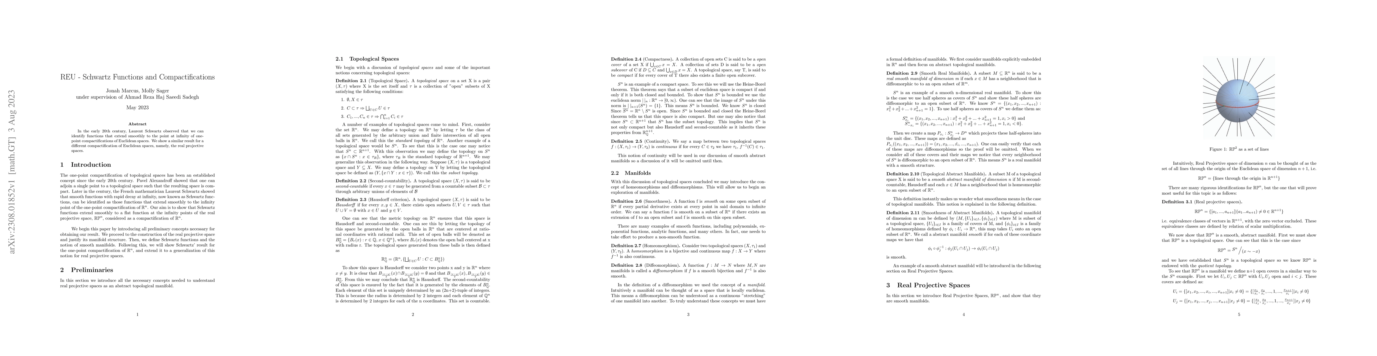 Thumbnail for Schwartz Functions and Compactifications