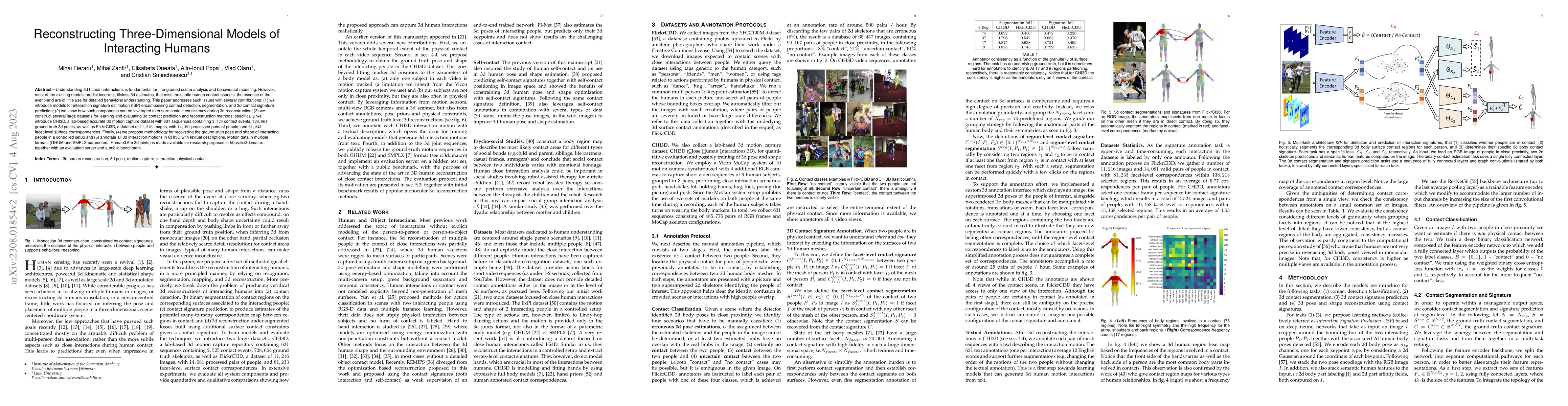 Thumbnail for Reconstructing Three-Dimensional Models of Interacting Humans