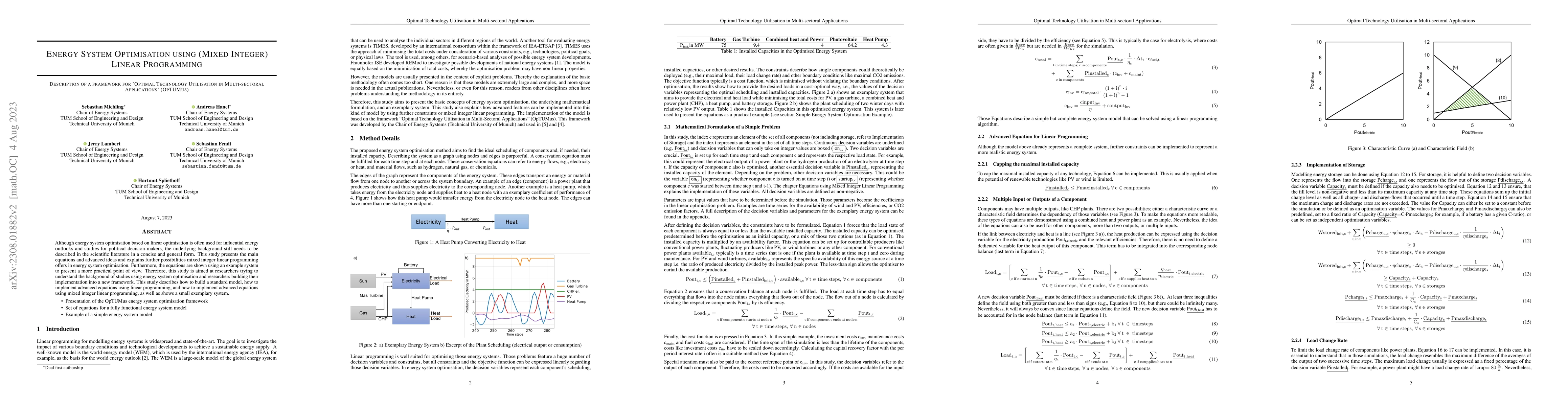 Thumbnail for Energy System Optimisation using (Mixed Integer) Linear Programming