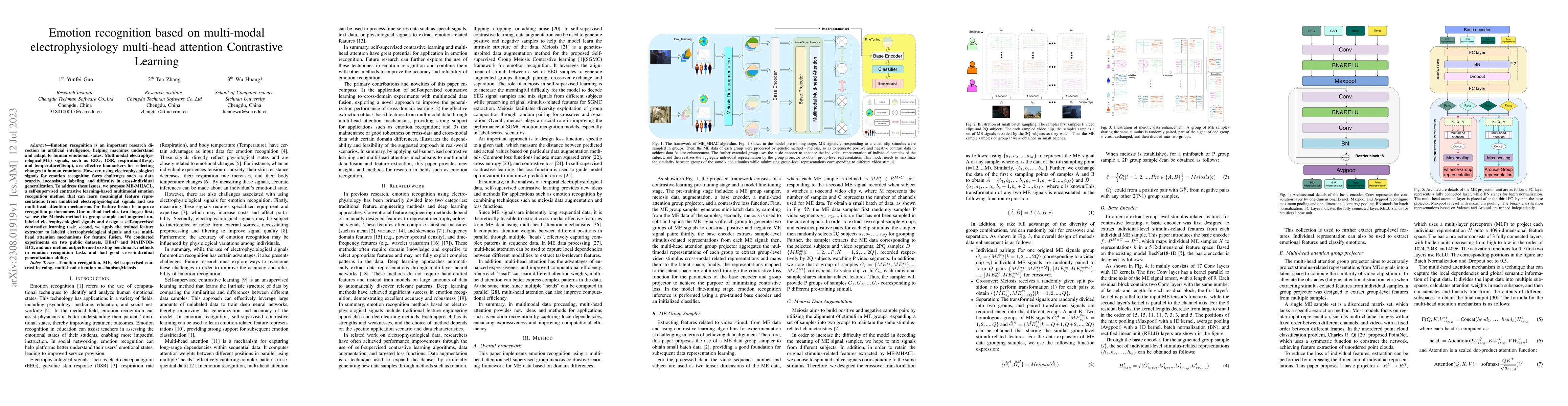Thumbnail for Emotion recognition based on multi-modal electrophysiology multi-head
  attention Contrastive Learning