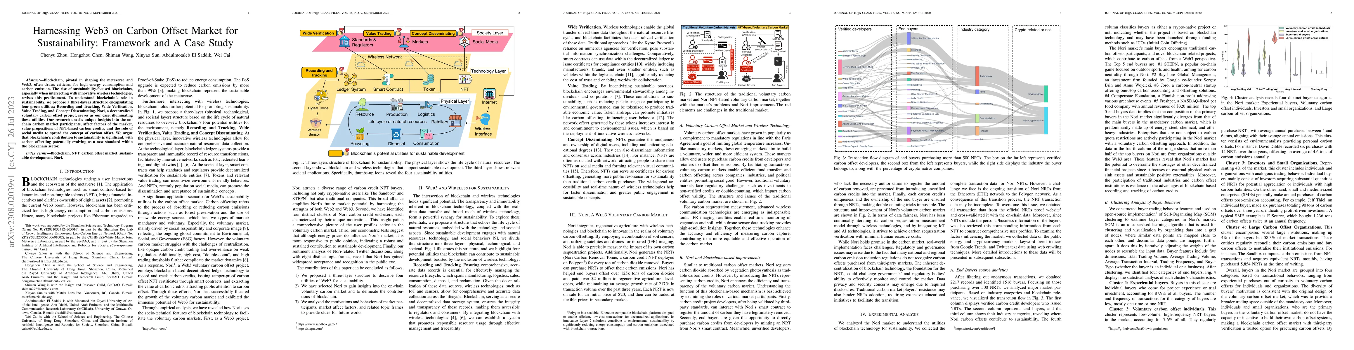 Thumbnail for Harnessing Web3 on Carbon Offset Market for Sustainability: Framework
  and A Case Study
