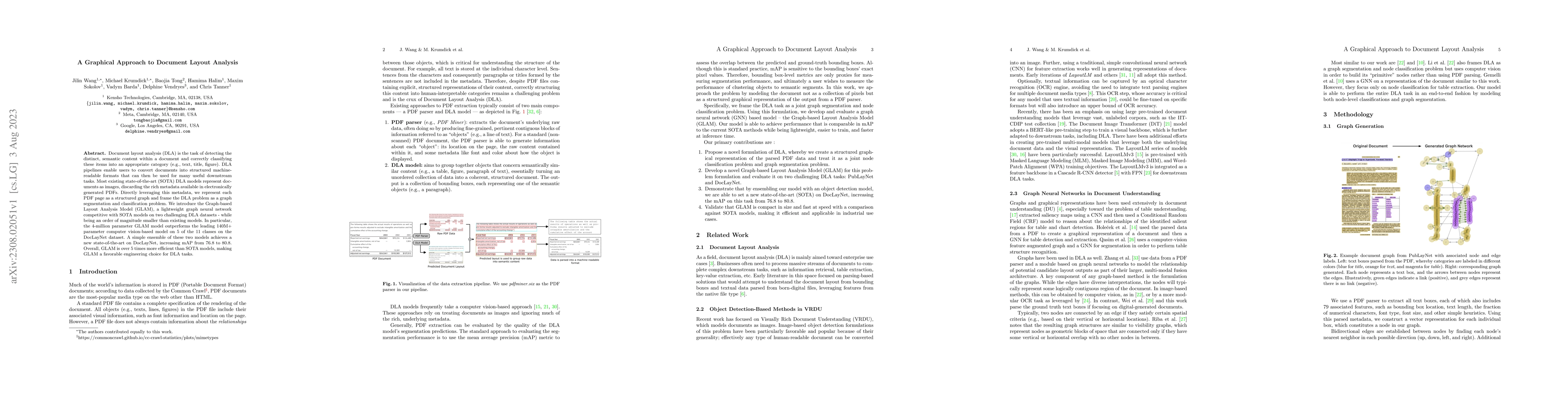 Thumbnail for A Graphical Approach to Document Layout Analysis