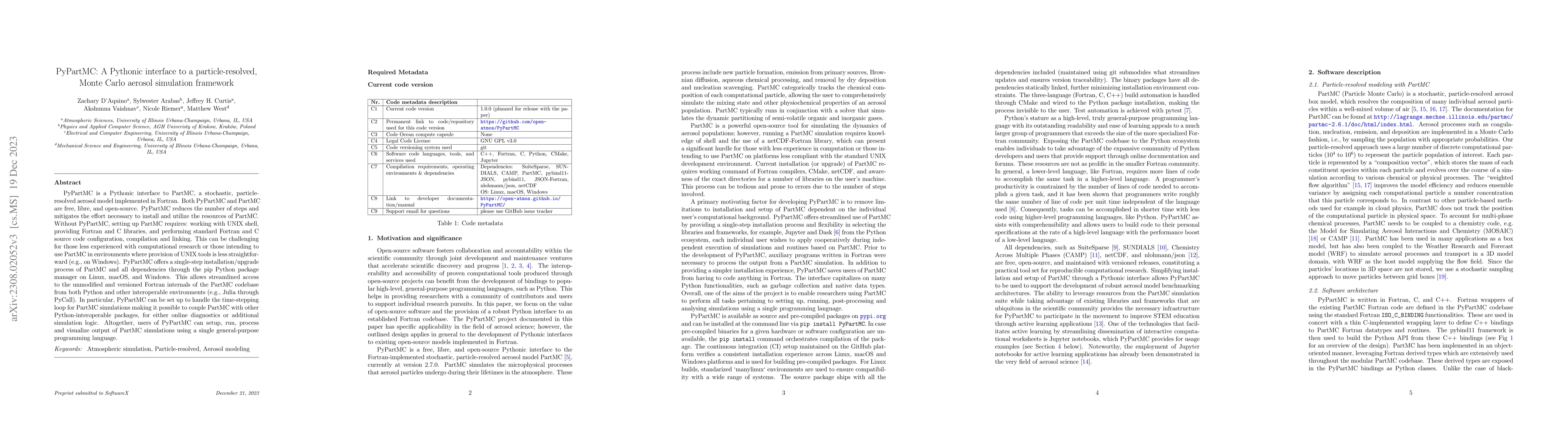 Thumbnail for PyPartMC: A Pythonic interface to a particle-resolved, Monte Carlo
  aerosol simulation framework