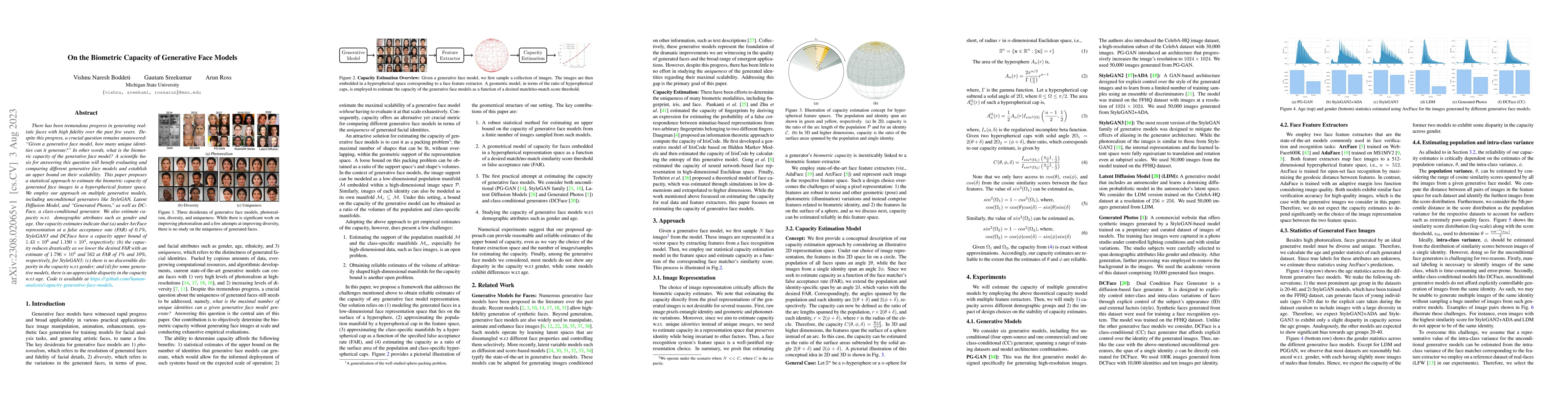 Thumbnail for On the Biometric Capacity of Generative Face Models