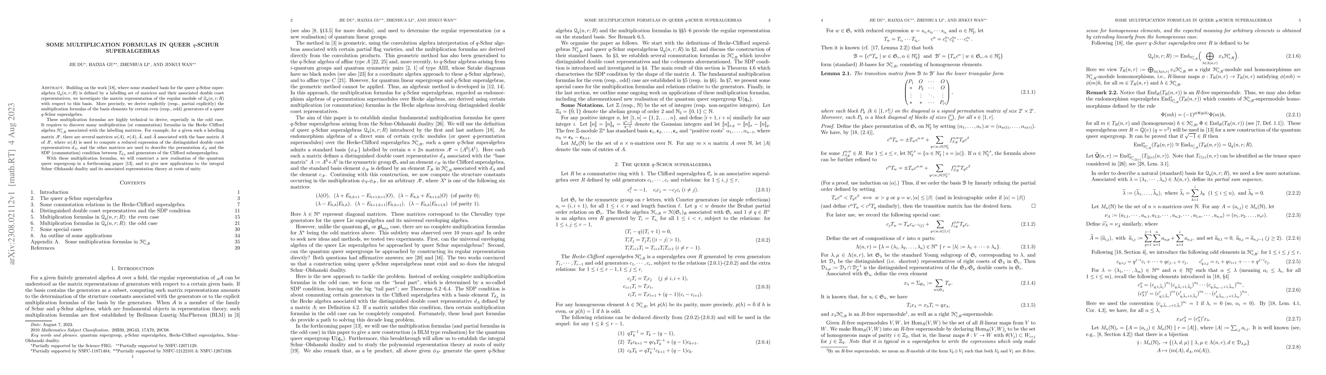 Thumbnail for Some multiplication formulas in queer $q$-Schur superalgebras