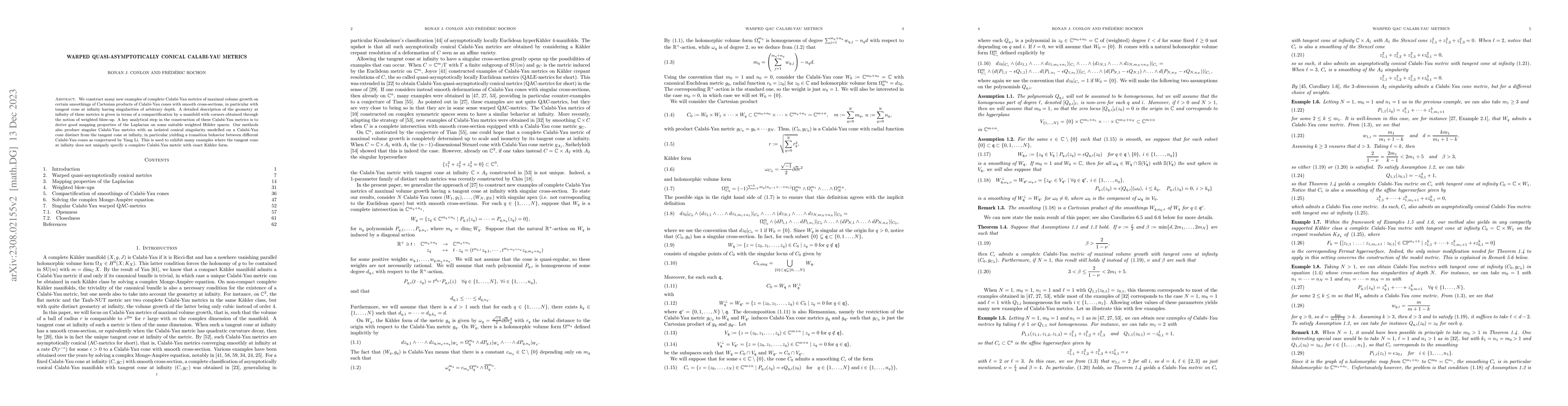Thumbnail for Warped quasi-asymptotically conical Calabi-Yau metrics